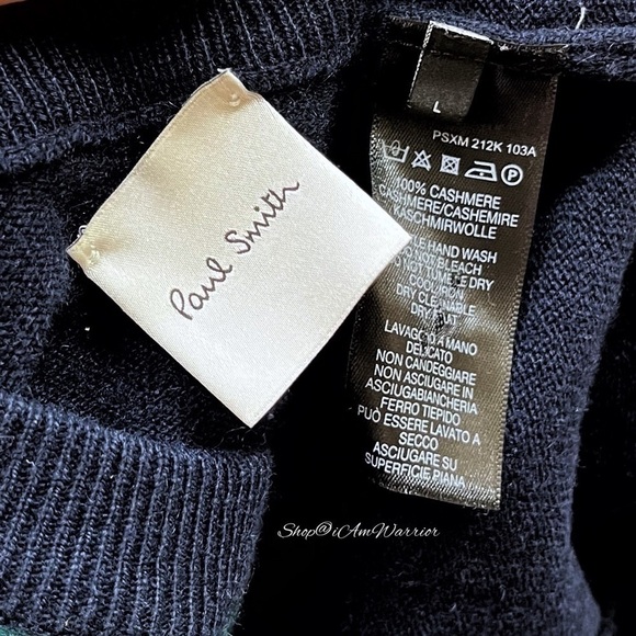 Paul Smith RARE strawberry beaded appliqué cashmere pullover *Shop@iamwarrior - Picture 8 of 9